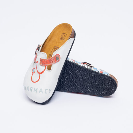 Ортопедични чехли със стелка от естествен велур /