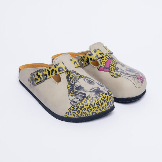 Alternative view of Ортопедични чехли със стелка от естествен велур