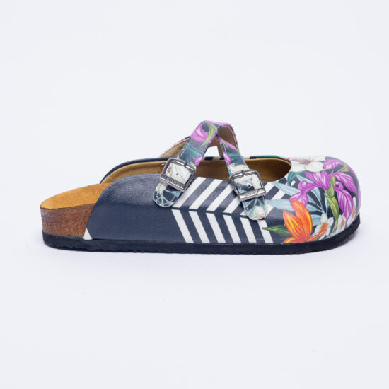 Ортопедични чехли със стелка от естествен велур /