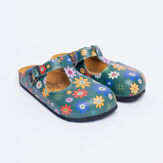 Alternative view of Ортопедични чехли със стелка от естествен велур