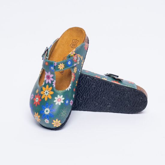 Ортопедични чехли със стелка от естествен велур /