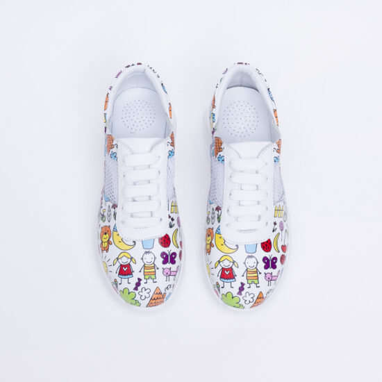 Анатомични работни маратонки от естествена кожа /