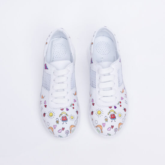 Анатомични работни маратонки от естествена кожа /