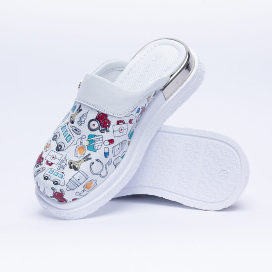 Медицински анатомични чехли от естествена кожа /