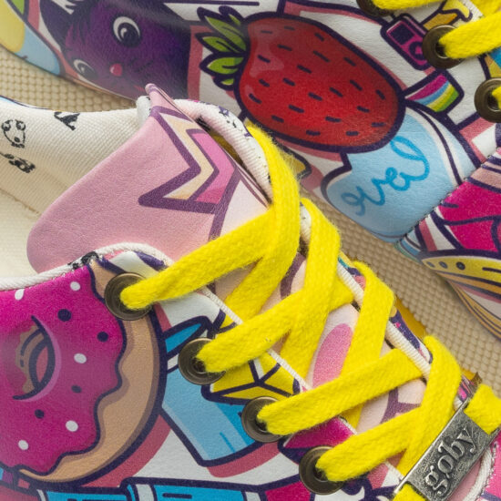 Violette Дамски цветни маратонки с оригинален дизайн /