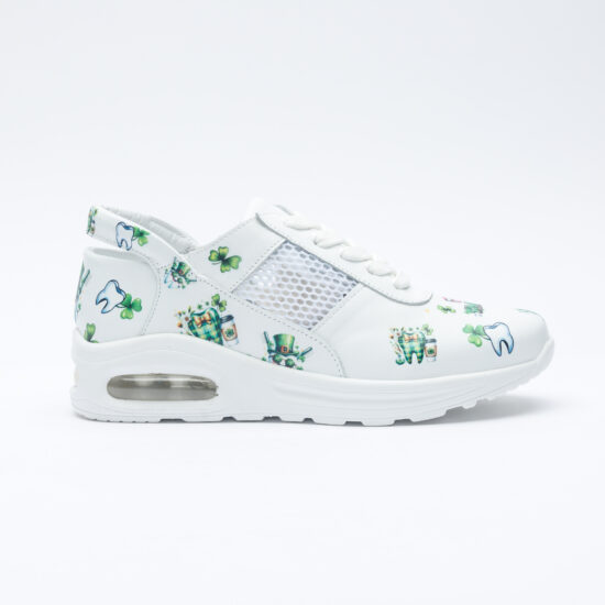 Работни маратонки от естествена кожа за зъболекари /