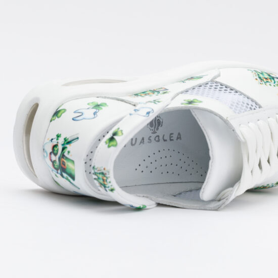 Работни маратонки от естествена кожа за зъболекари /