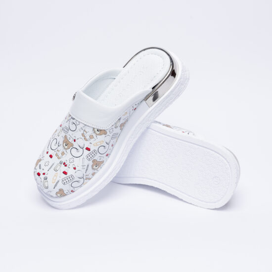 Медицински анатомични чехли от естествена кожа /