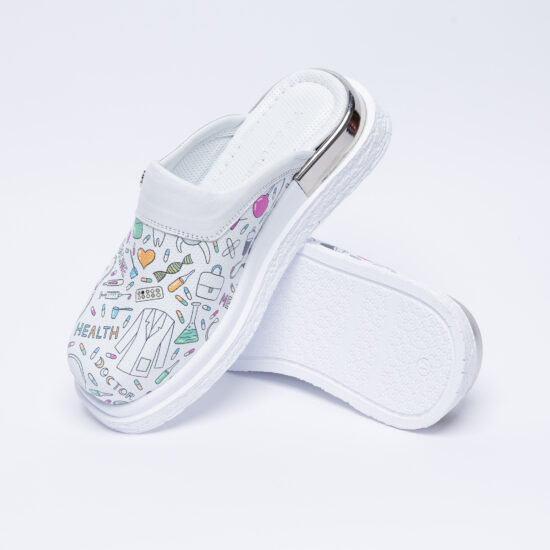 Медицински анатомични чехли от естествена кожа /