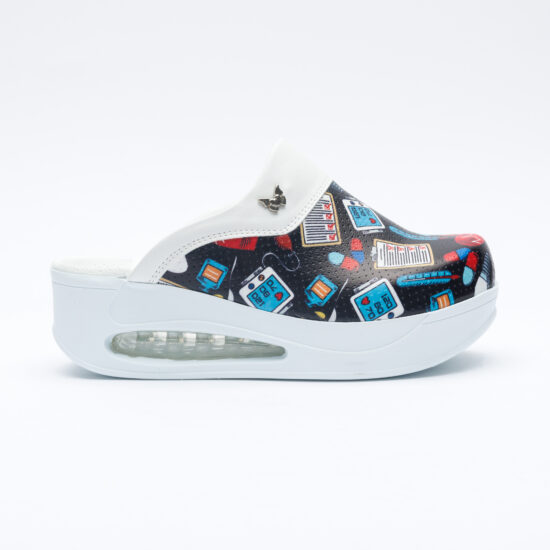 Alternative view of Медицинско сабо на платформа от еко кожа