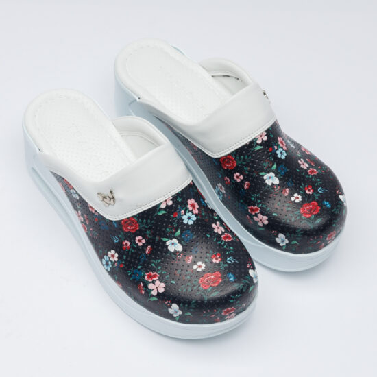 Essence Анатомични чехли на платформа от еко кожа /