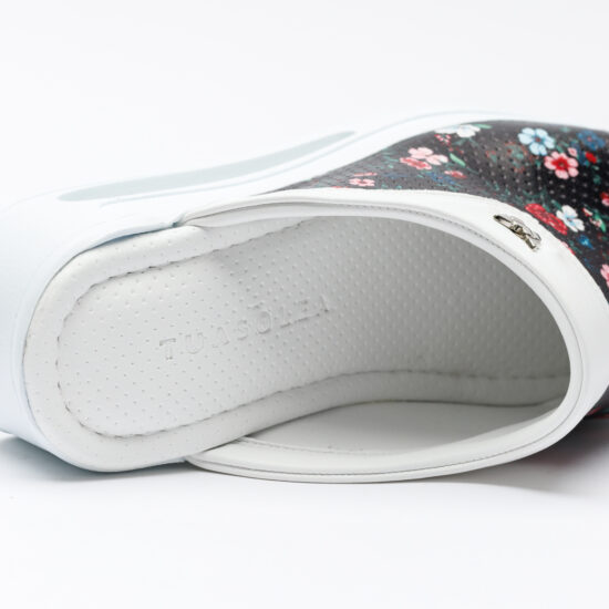 Essence Анатомични чехли на платформа от еко кожа /