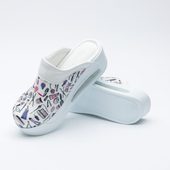 Анатомично сабо на платформа от еко кожа /