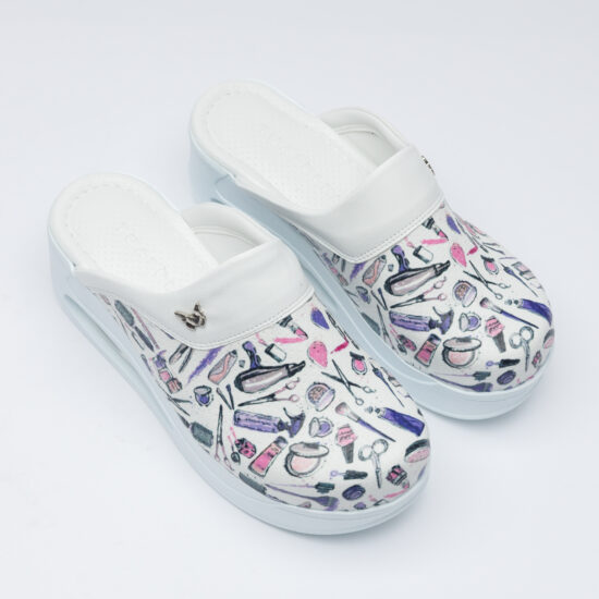 Анатомично сабо на платформа от еко кожа /