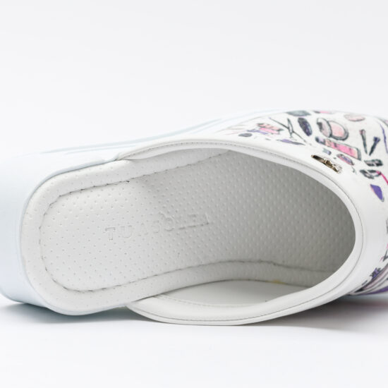 Анатомично сабо на платформа от еко кожа /