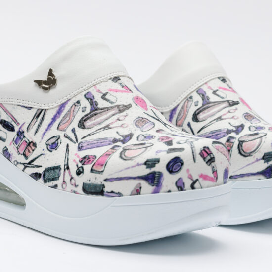 Анатомично сабо на платформа от еко кожа /