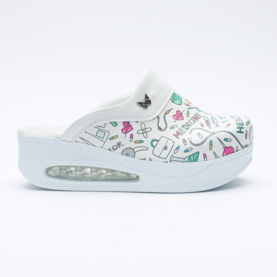 Alternative view of Медицинско сабо на платформа от еко кожа