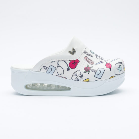 Alternative view of Медицинско сабо на платформа от еко кожа