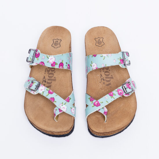 Alternative view of Летни ортопедични чехли със стелка от естествен велур