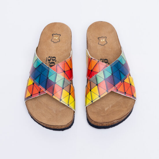 Alternative view of Летни ортопедични чехли със стелка от естествен велур