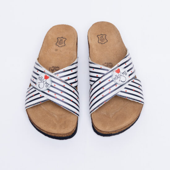 Alternative view of Летни ортопедични чехли със стелка от естествен велур