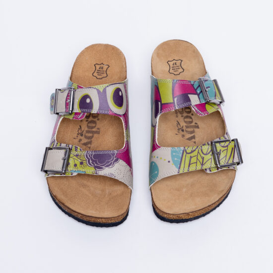 Alternative view of Летни ортопедични чехли със стелка от естествен велур