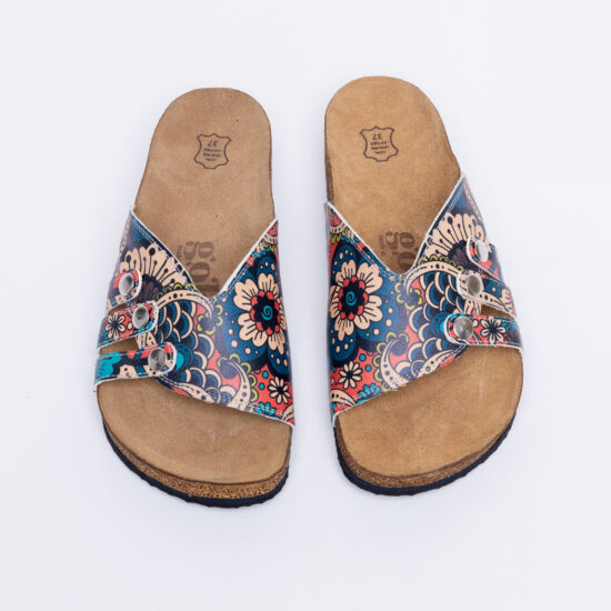 Alternative view of Летни ортопедични чехли със стелка от естествен велур