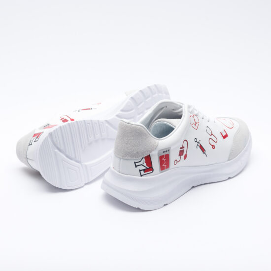 Анатомични работни маратонки от естествена кожа /