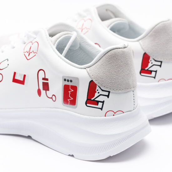 Анатомични работни маратонки от естествена кожа /