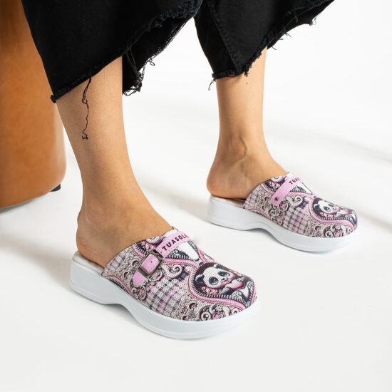 Анатомични кожени чехли с мека гел стелка /