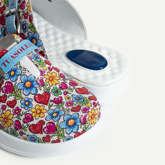 Работни чехли от естествена кожа с гел стелка /