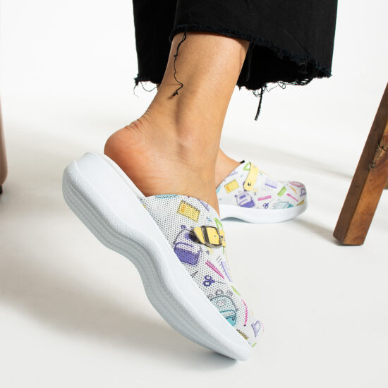 Backpacks Анатомични чехли от естествена кожа с гел стелка /