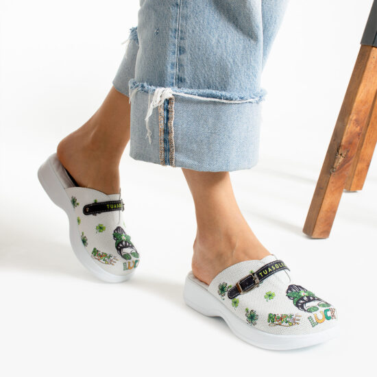 Анатомични чехли от естествена кожа с гел стелка /