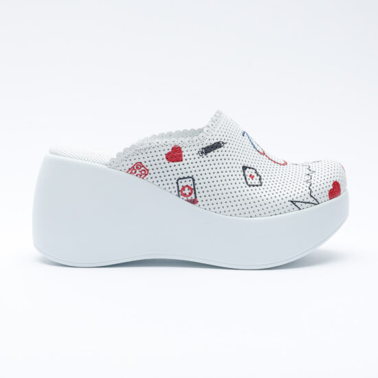 Alternative view of Медицинско сабо на платформа от естествена кожа