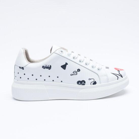 Анатомични работни маратонки от естествена кожа /