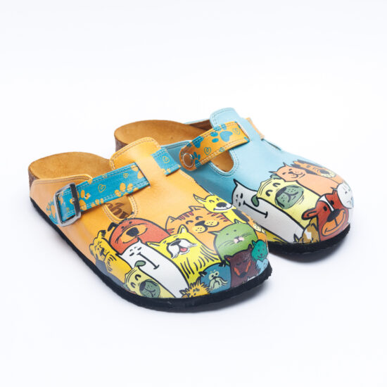 Alternative view of Ортопедични чехли със стелка от естествен велур