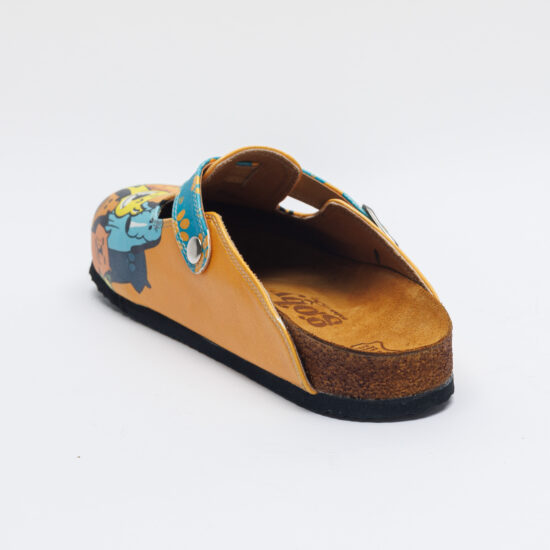 Paw Parade Ортопедични чехли със стелка от естествен велур /