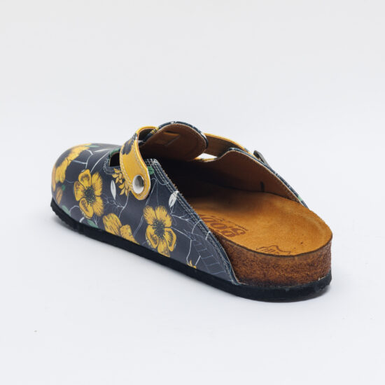 Ортопедични чехли със стелка от естествен велур /