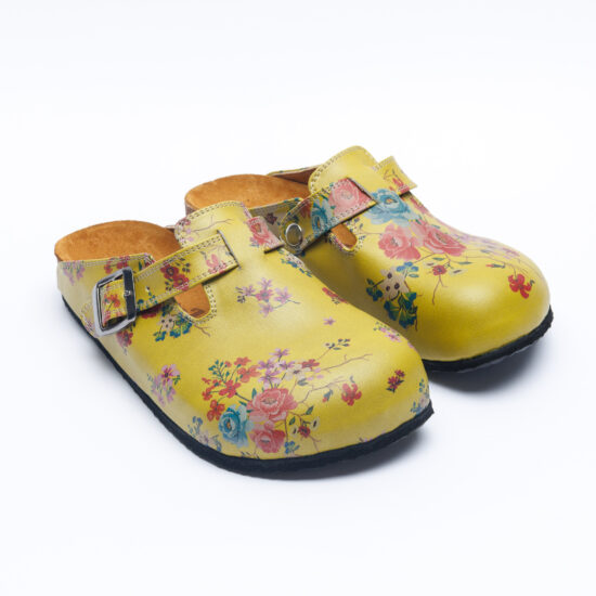 Alternative view of Ортопедични чехли със стелка от естествен велур