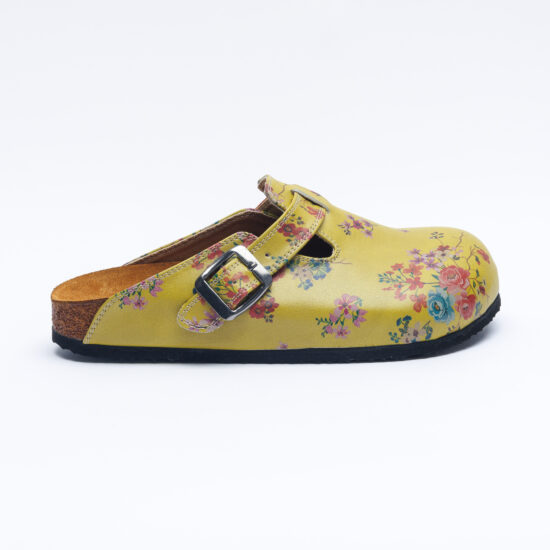 Ортопедични чехли със стелка от естествен велур /