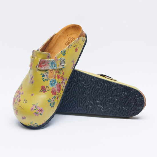 Ортопедични чехли със стелка от естествен велур /