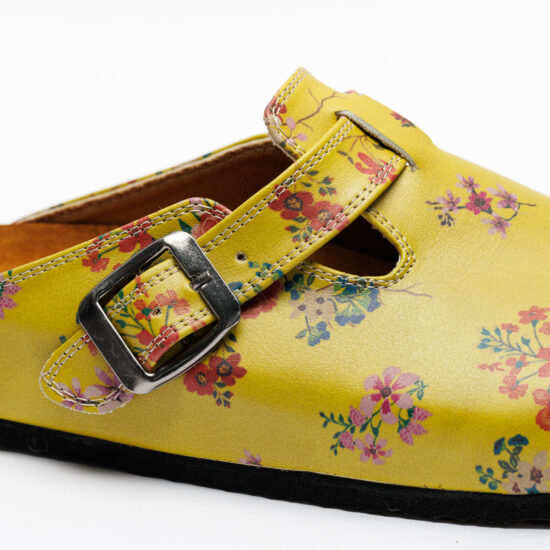 Ортопедични чехли със стелка от естествен велур /