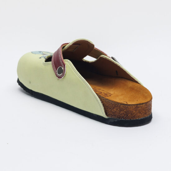 Ортопедични чехли със стелка от естествен велур /