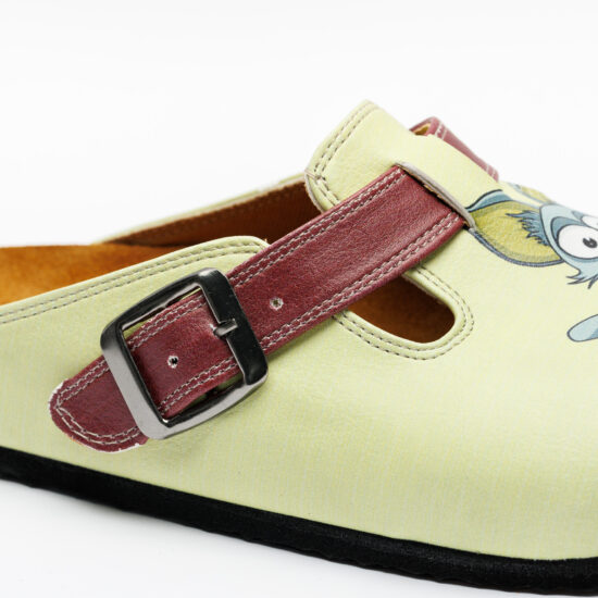 Ортопедични чехли със стелка от естествен велур /