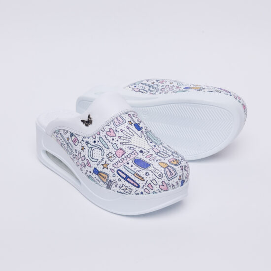 Работно анатомично сабо от естествена кожа /