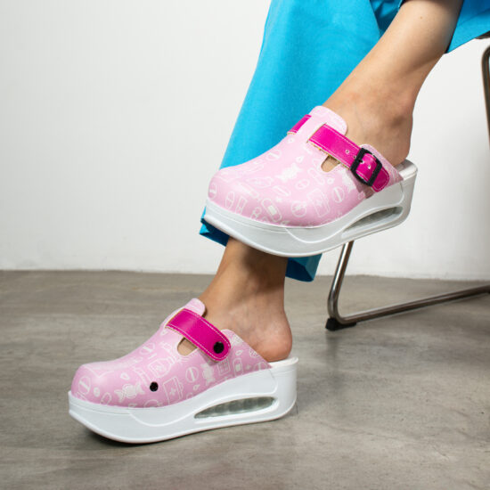 Rosalia Дамско анатомично медицинско сабо на платформа /