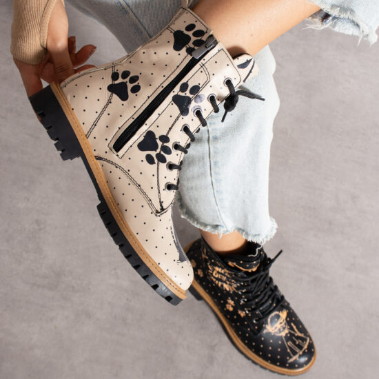 Дамски боти от естествена кожа в различен цвят /