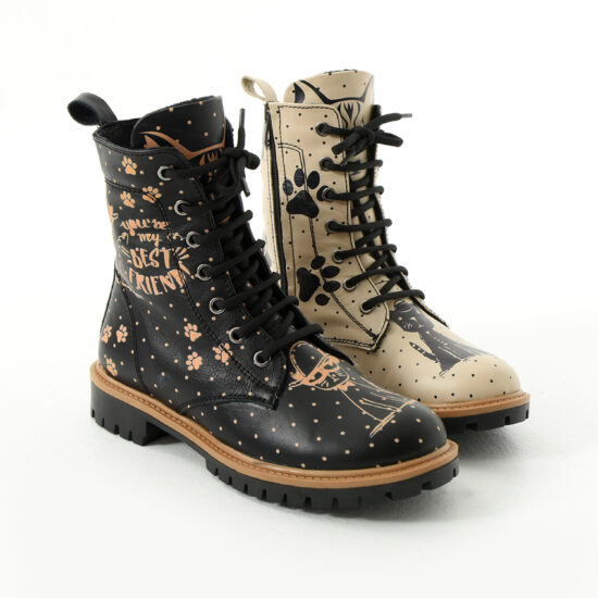 Дамски боти от естествена кожа в различен цвят /