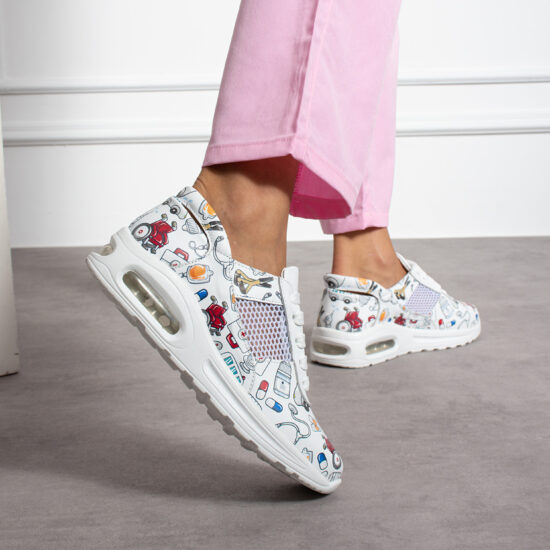 Анатомични медицински маратонки от естествена кожа /