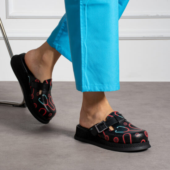 Nocturnia Анатомични медицински чехли от естествена кожа /